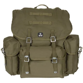 BW Rucksack, oliv, Canvas