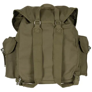 BW Rucksack, oliv, Canvas
