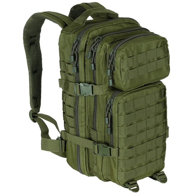 US Rucksack, Assault I, "Basic", oliv