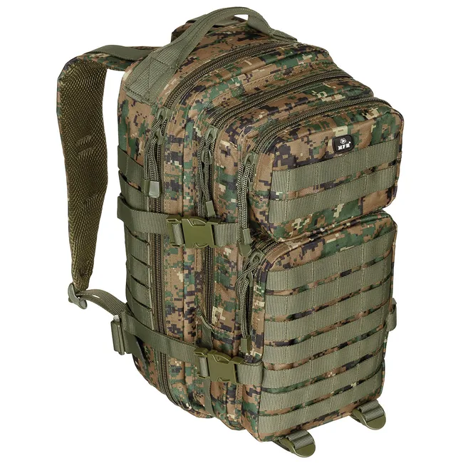 US Rucksack, Assault I, digital woodland