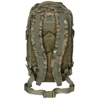 US Rucksack, Assault I, digital woodland