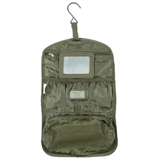 Brit. Waschzeugtasche, rollbar, oliv