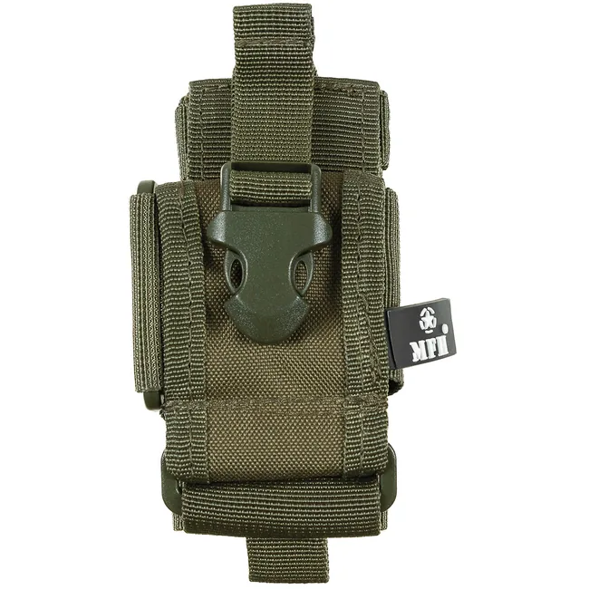 Handyhalter, "MOLLE", oliv, verstellbar