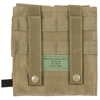 Magazintasche, 2-fach,"MOLLE", coyote tan