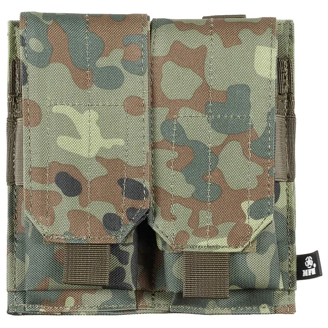 Magazintasche, 2-fach,"MOLLE", flecktarn