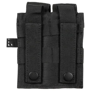 Magazintasche, 2-fach, klein, "MOLLE",schwarz