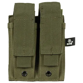 Magazintasche, 2-fach, klein, "MOLLE", oliv