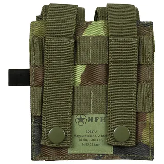 Magazintasche, 2-fach, klein, "MOLLE", M 95 CZ tarn