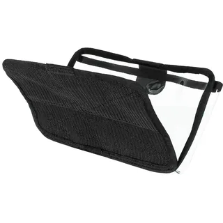 Karten-/Tablet-Tasche, klappbar, schwarz
