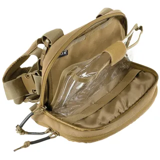 Karten-/Tablet-Tasche, klappbar, coyote tan