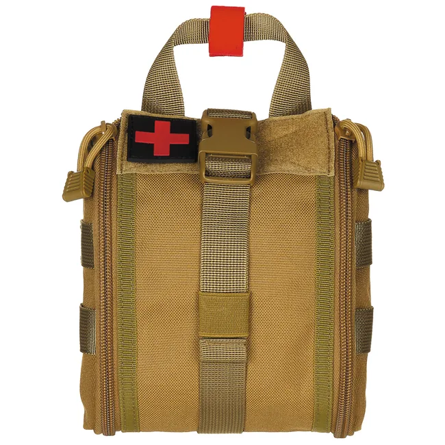 Tasche, Erste-Hilfe, klein, "MOLLE IFAK", coyote tan