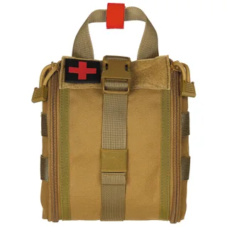 Tasche, Erste-Hilfe, klein, "MOLLE IFAK", coyote tan
