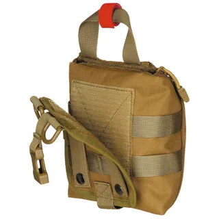 Tasche, Erste-Hilfe, klein, "MOLLE IFAK", coyote tan