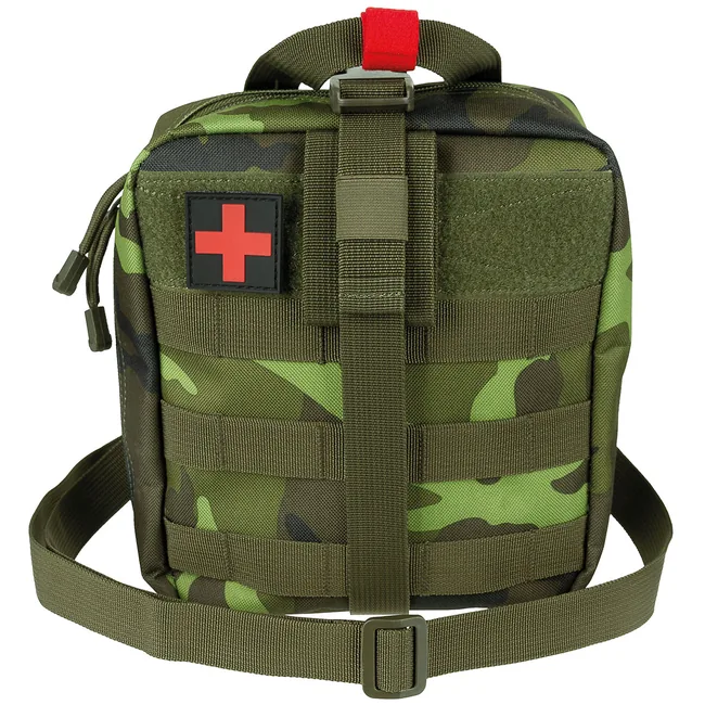 Tasche, Erste-Hilfe, groß, "MOLLE IFAK", M 95 CZ tarn