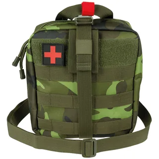 Tasche, Erste-Hilfe, groß, "MOLLE IFAK", M 95 CZ tarn