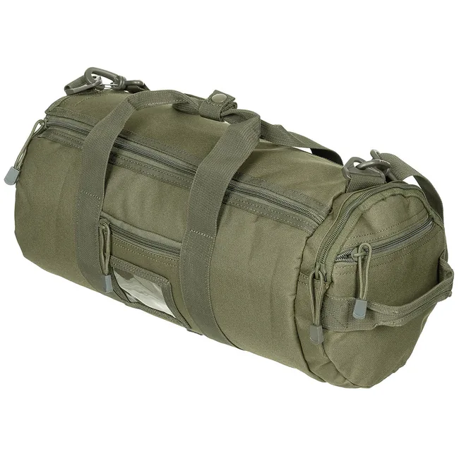 Einsatztasche, rund, "MOLLE", oliv