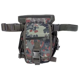 Hip Bag, flecktarn, Bein- und Gürtelbefestigung
