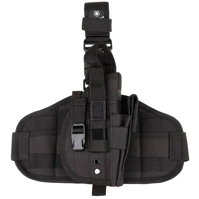 Pistolenbeinholster, "MOLLE", rechts, schwarz