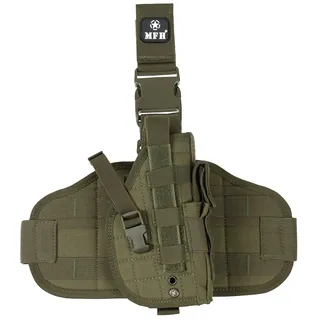 Pistolenbeinholster, "MOLLE", rechts, oliv