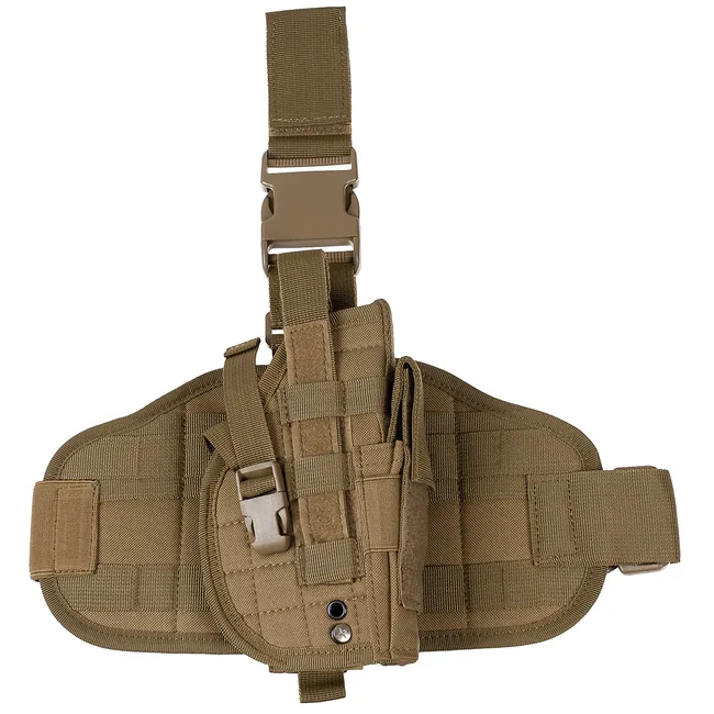 Pistolenbeinholster, "MOLLE", rechts, coyote tan