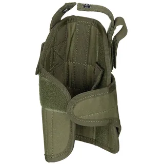 Pistolenbeinholster, oliv, verstellbar, rechts