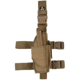 Pistolenbeinholster, coyote, verstellbar, rechts