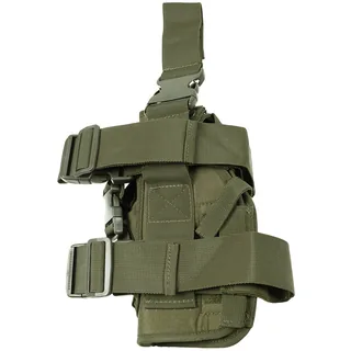 Pistolenbeinholster, oliv, rechts