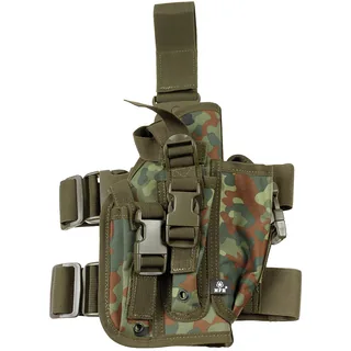 Pistolenbeinholster,flecktarn, rechts