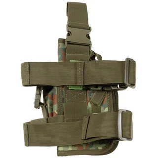 Pistolenbeinholster,flecktarn, rechts