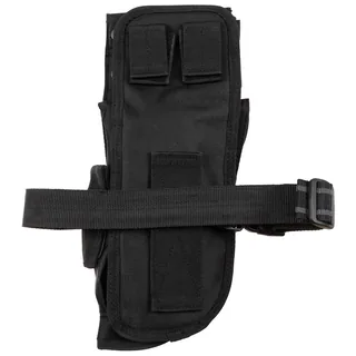 Pistolenbeinholster, schwarz, "Tactical", rechts