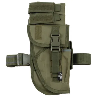 Pistolenbeinholster, oliv, "Tactical", rechts