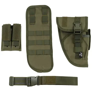 Pistolenbeinholster, oliv, "Tactical", rechts