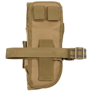 Pistolenbeinholster, coyote, "Tactical", rechts