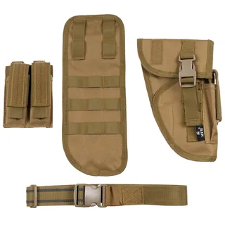 Pistolenbeinholster, coyote, "Tactical", rechts