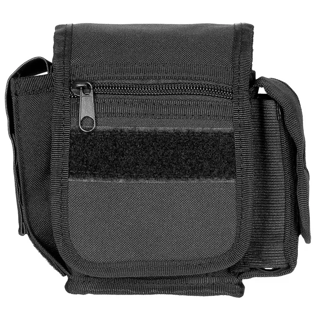 Gürteltasche mit 3 Fächern, schwarz
