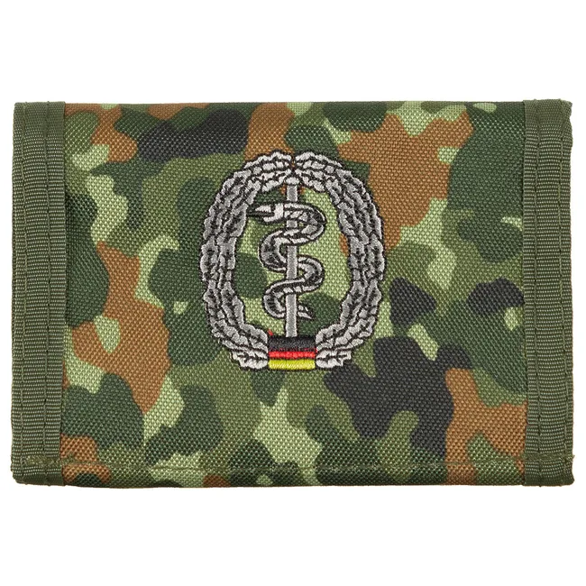BW Geldbörse, flecktarn, "Sanitäter"