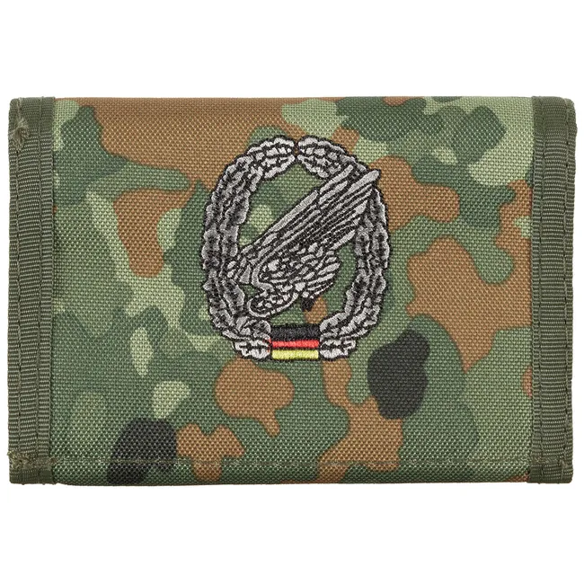 BW Geldbörse, flecktarn, "Fallschirmjäger"