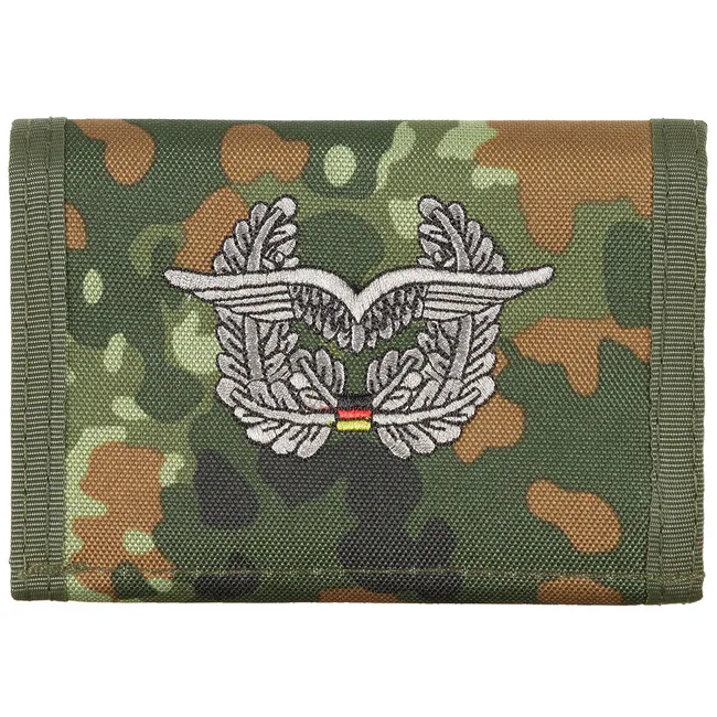 BW Geldbörse, flecktarn, "Luftwaffe"