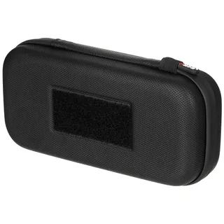 Tasche, Hartschale, groß, mit Klettschlaufen, schwarz