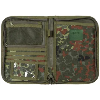 Schreibmappe, flecktarn, A5, Cordura
