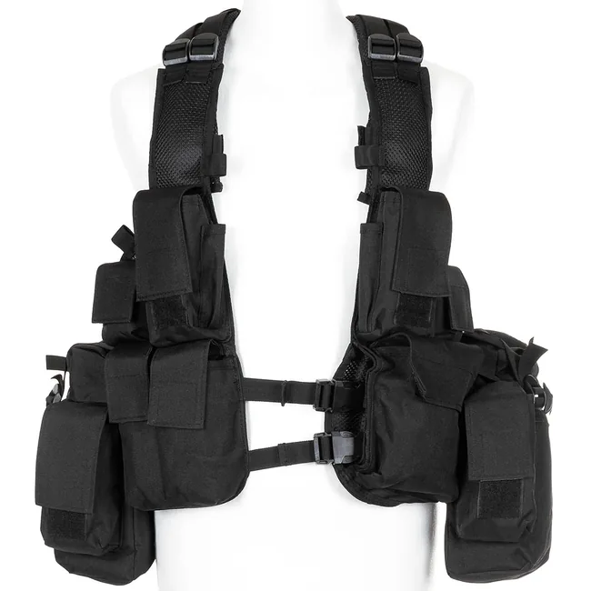 Tactical Weste, div. Taschen, schwarz