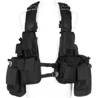 Tactical Weste, div. Taschen, schwarz
