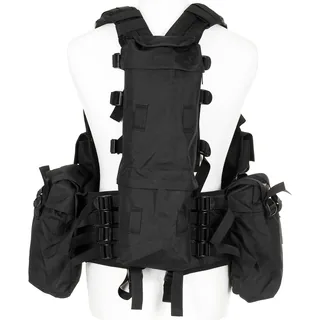 Tactical Weste, div. Taschen, schwarz