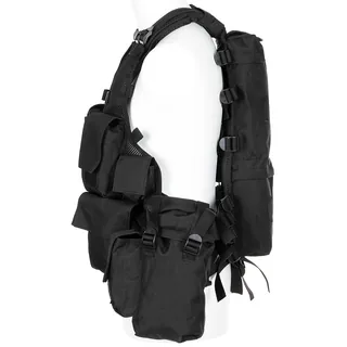 Tactical Weste, div. Taschen, schwarz