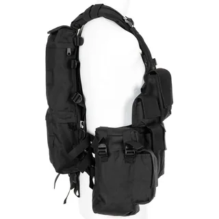 Tactical Weste, div. Taschen, schwarz