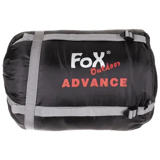 Mumienschlafsack, "Advance", schwarz-grau