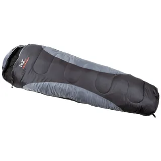 Mumienschlafsack, "Economic", schwarz-grau