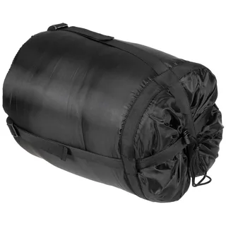 Mumienschlafsack, schwarz, 2-lagige Füllung