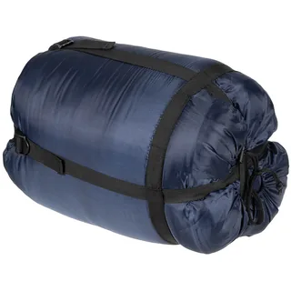 Mumienschlafsack, blau, 2-lagige Füllung