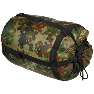 Mumienschlafsack, flecktarn, 2-lagige Füllung